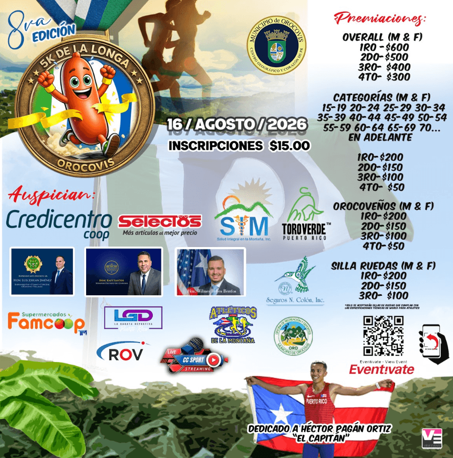 Calendario de maratones, 5k y 10K en Puerto Rico