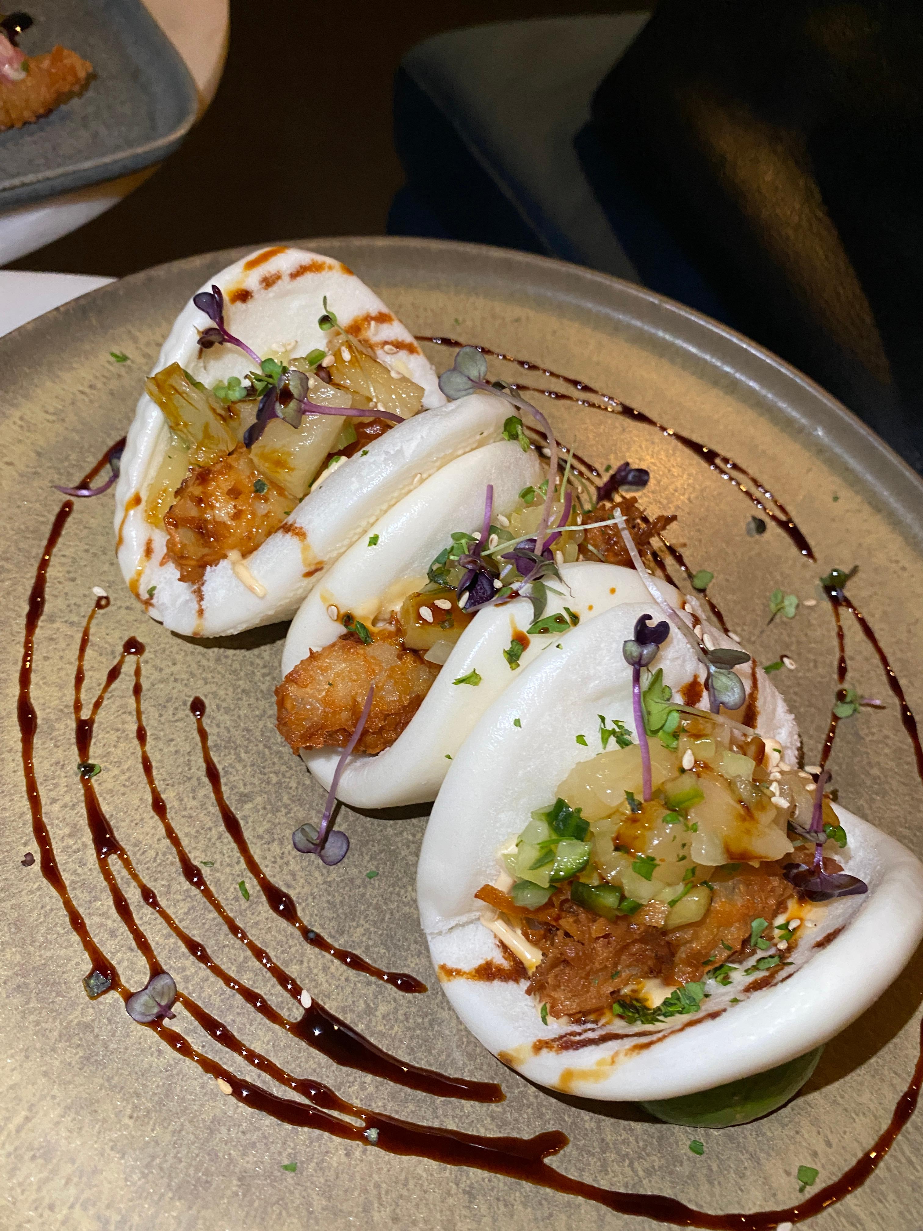 Piña Colada Fish Bao