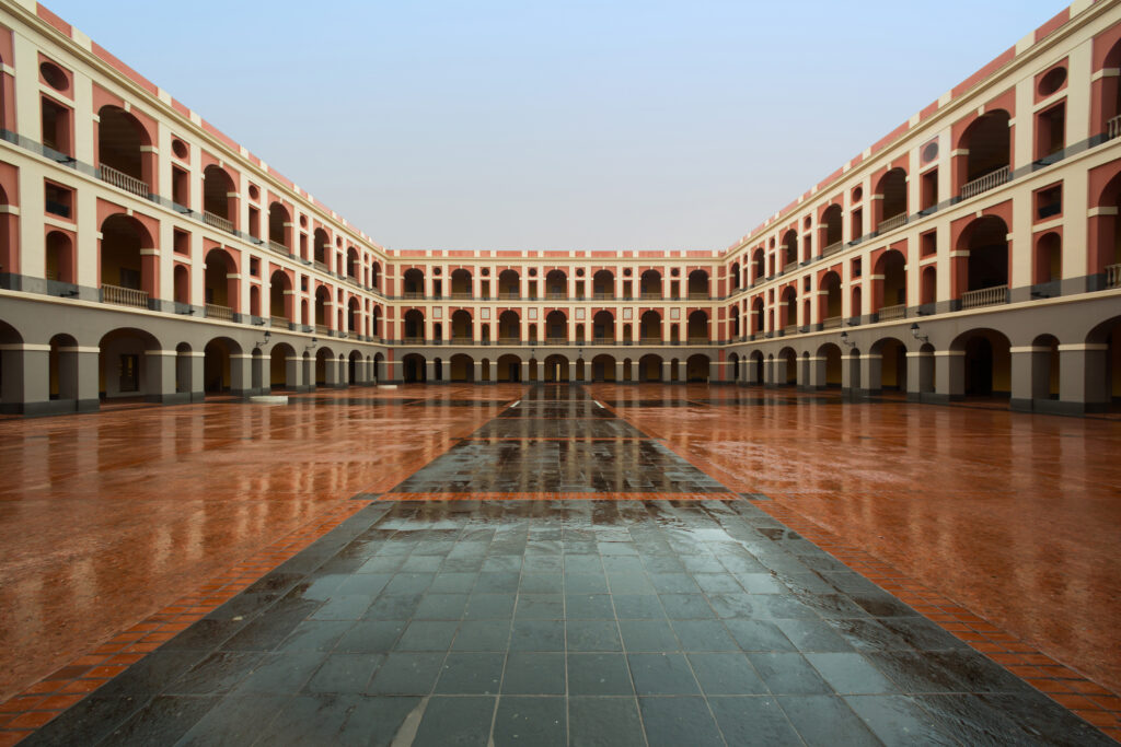 Open plaza at Old San Juan, Ballajá. 