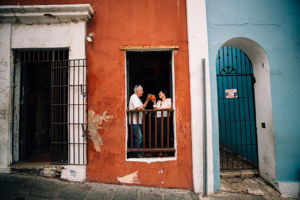 Couple Drinking Old San Juan