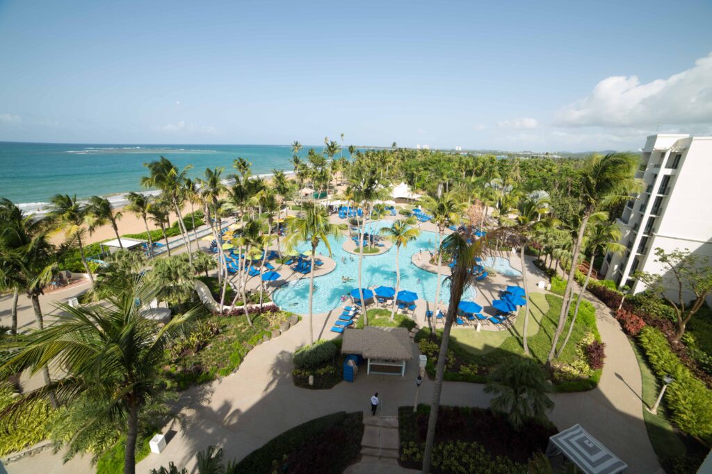 Wyndham Grand Rio Mar Pool and Beach View