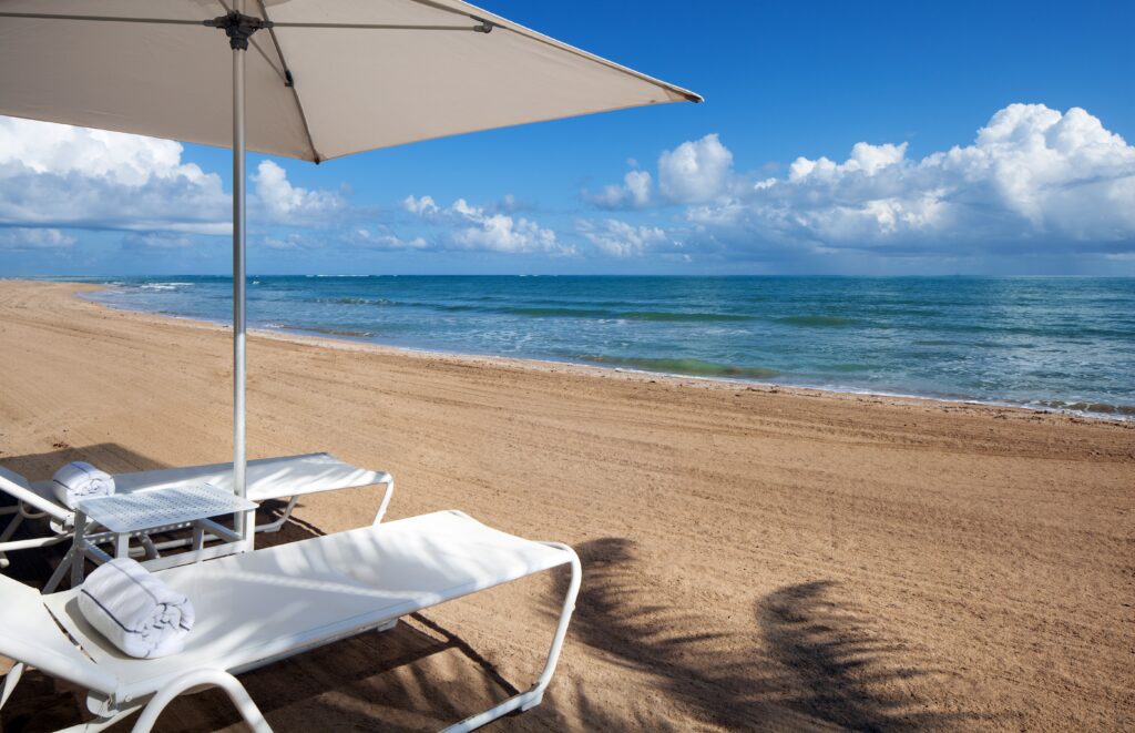 St Regis Bahia Beach View and Beach Chairs