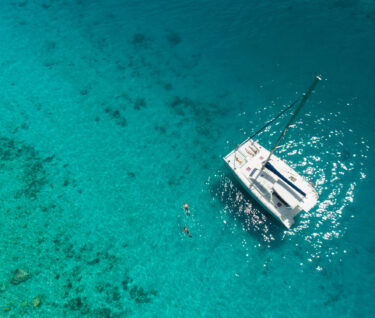 un catamaran