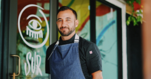 Rafael Ubior, el chef de SUR Barra Nikkei.