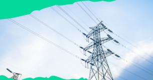 Ilustración de un sistema de distribución de energía.