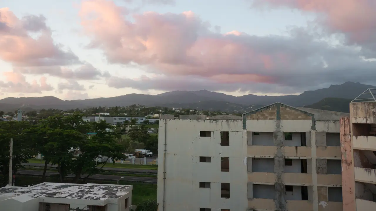 Edificio abandonado en Puerto Rico. (Getty Images)