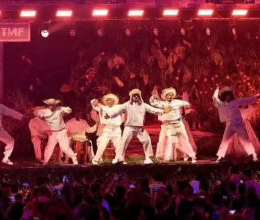 SAN JUAN, PUERTO RICO - JULY 11: Bad Bunny performs onstage during Night One of Bad Bunny: "No Me Quiero Ir De Aqui" Residencia En El Choli at Coliseo de Puerto Rico José Miguel Agrelot on July 11, 2025 in San Juan, Puerto Rico. (Photo by Kevin Mazur/Getty Images)