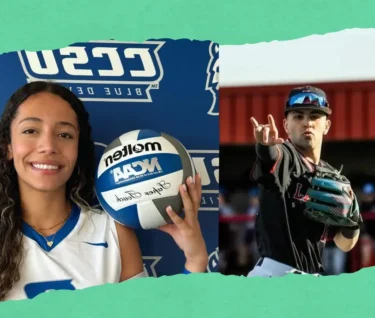 Jóvenes promesa NCAA Caguas. Isabella Avilés, de 18 años, y de Francisco Feliciano, de 19