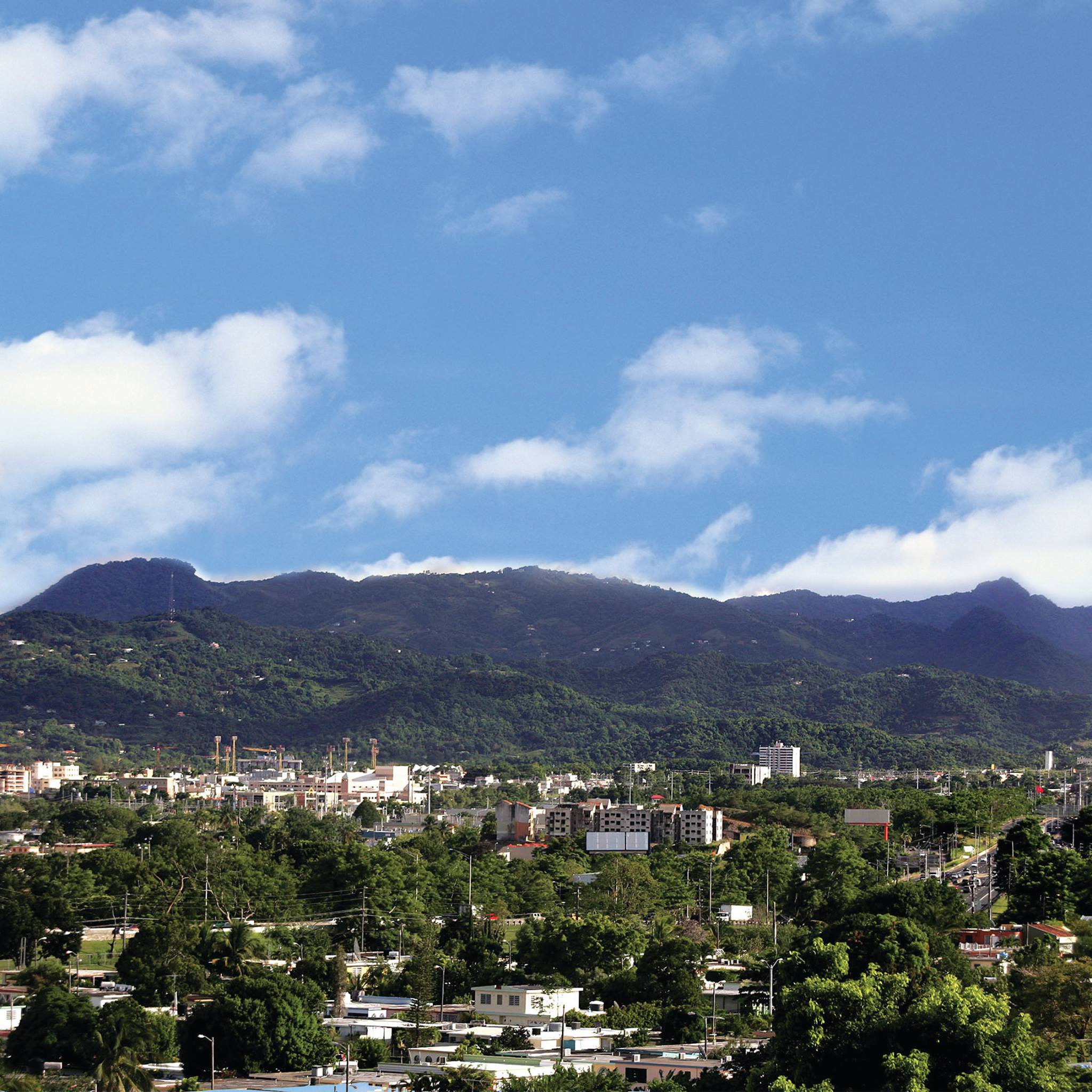 Vista al municipio de Caguas
