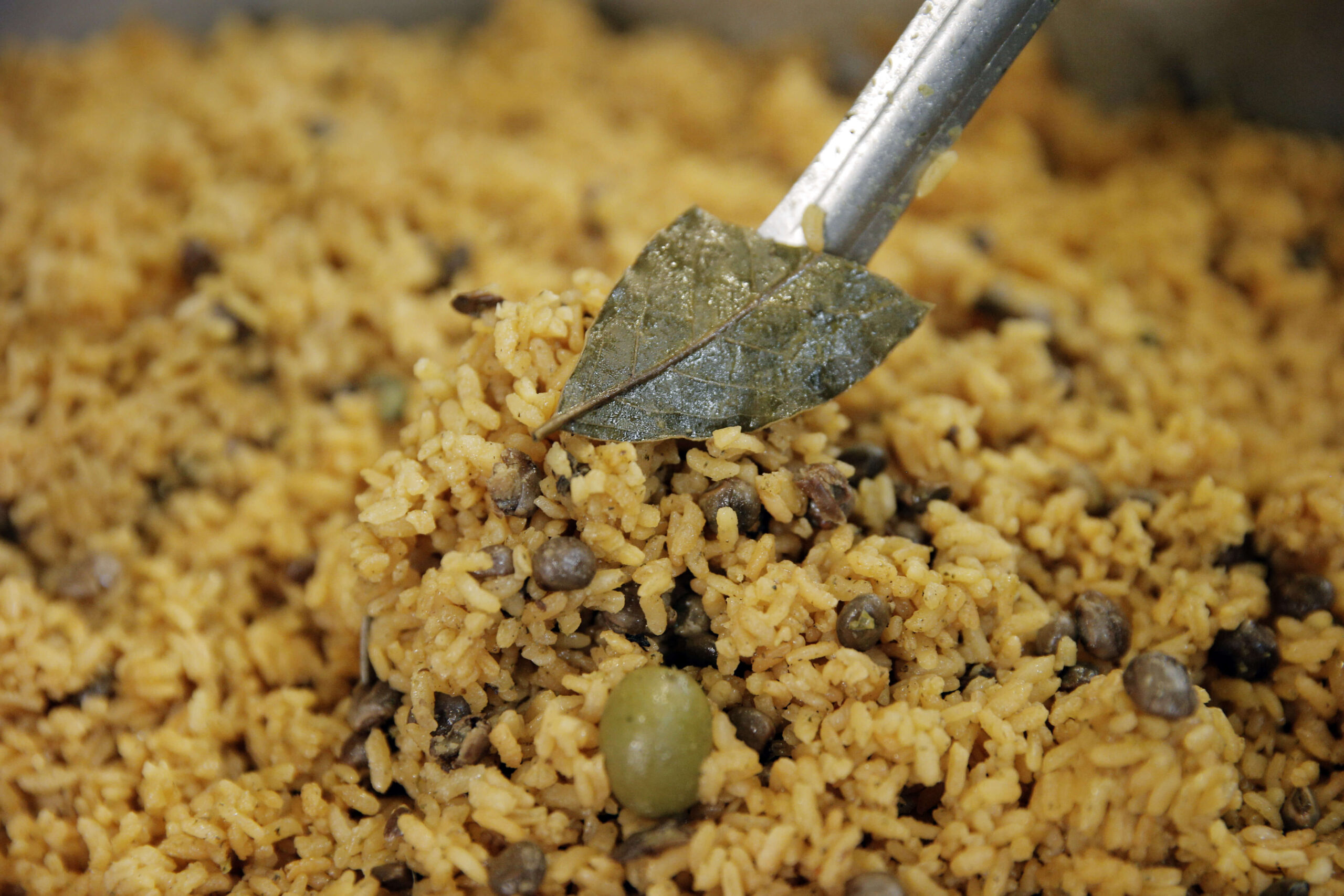 Arroz con gandules, plato tradicional puertorriqueño