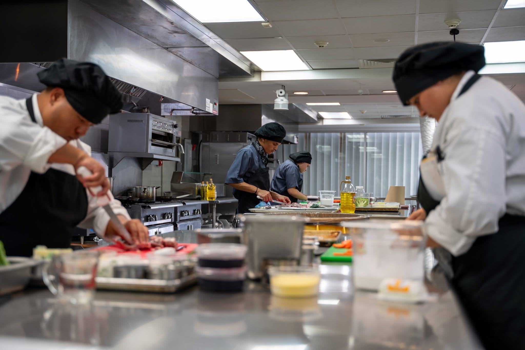 Estudiantes de Artes Culinarias, Universidad Ana G. Méndez