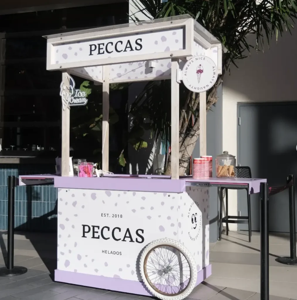 El carrito de Peccas en Distrito T-Mobile