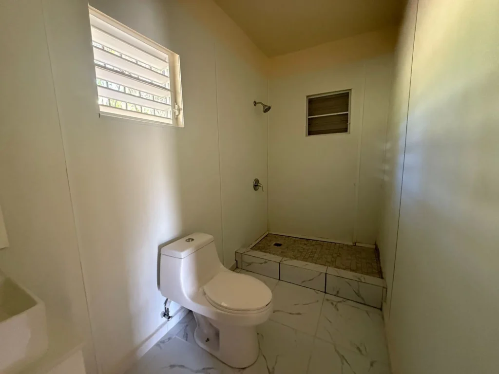 El baño luego de la renovación