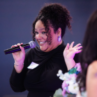 Frances Reyes, de EDGENCY, ofrece el Workshop: Building Your Professional Brand en el evento AmplifyHER, celebrado en marzo. (Fotos: Daniel Morris)